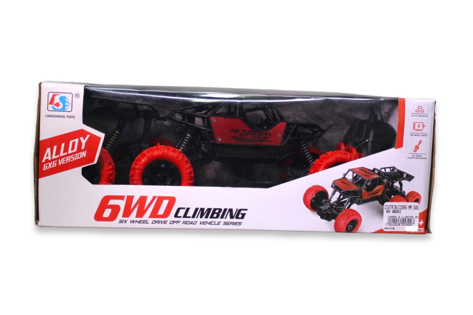 Carro 6 Llantas Rc