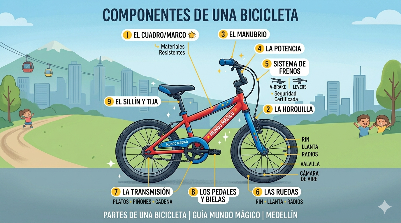 Partes de una bicicleta