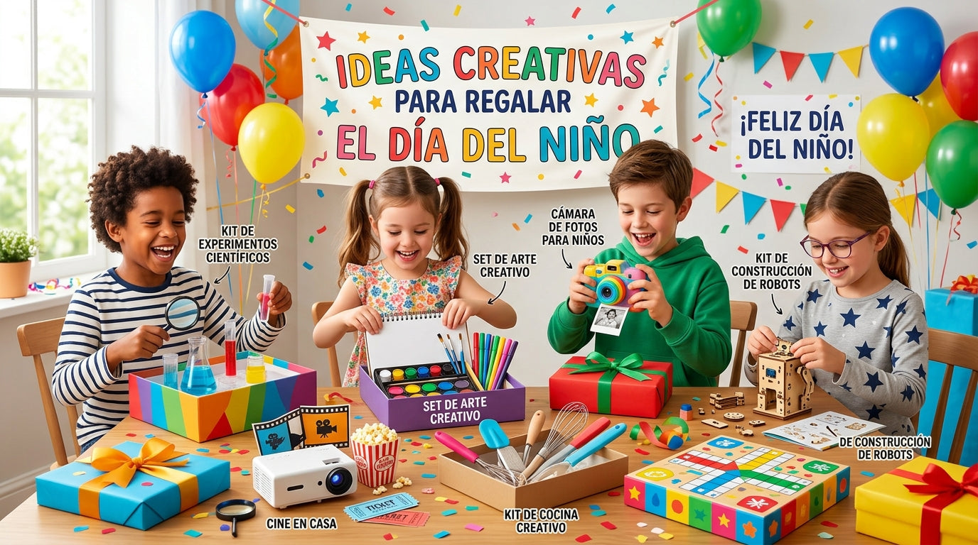 ideas creativas para regalar el día del niño​