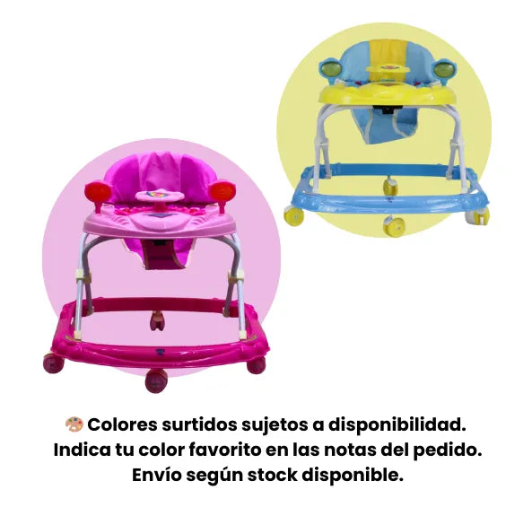 Caminador Para Bebé con Luces Y Sonidos Plegable Para Niños Y Niñas