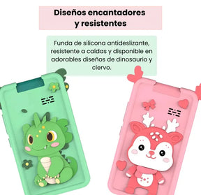 Celular Inteligente Para Niñas Y Niños Con Pantalla Táctil, Juegos Didácticos, Música y Fotos 48MP