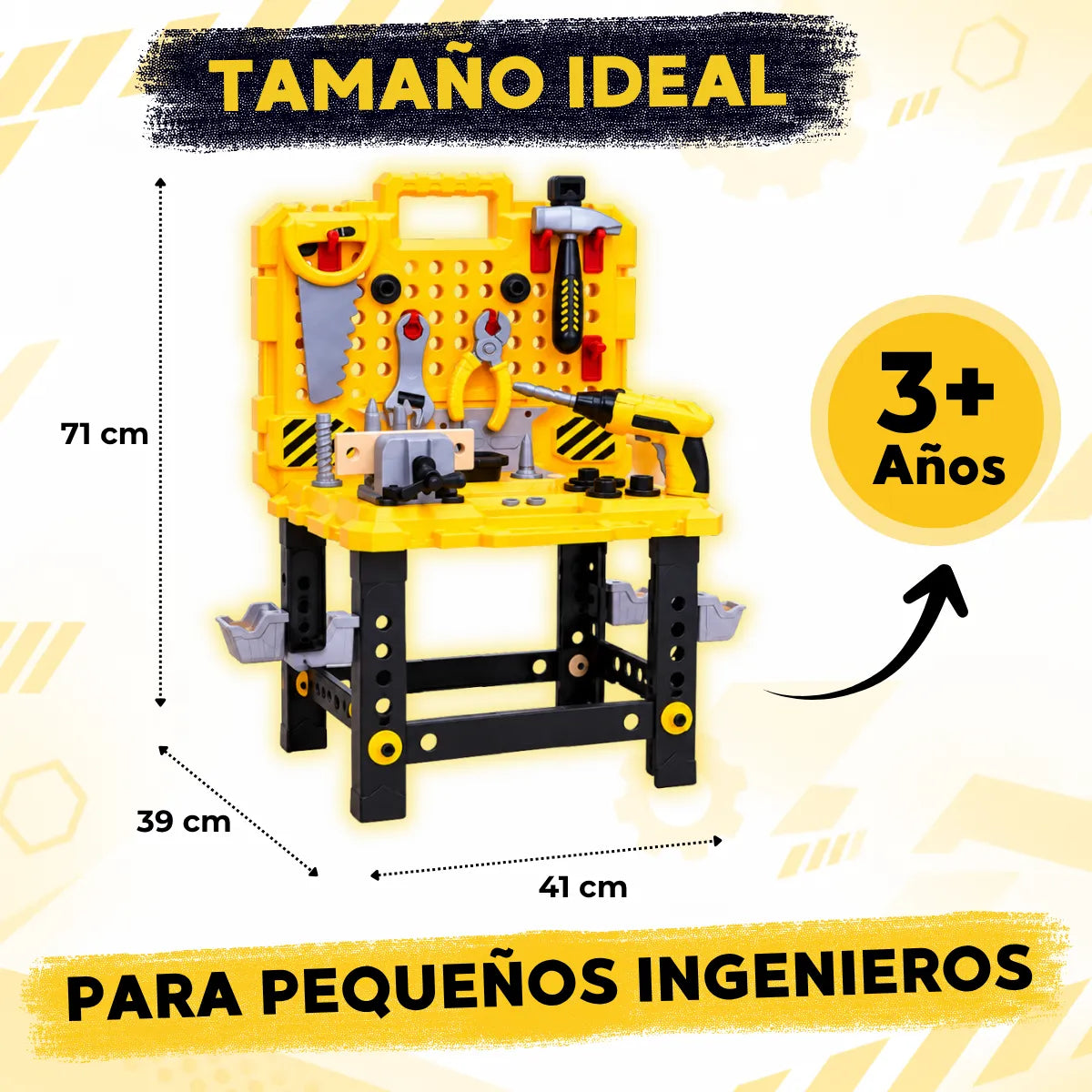 Mesa De Herramientas Para Niños