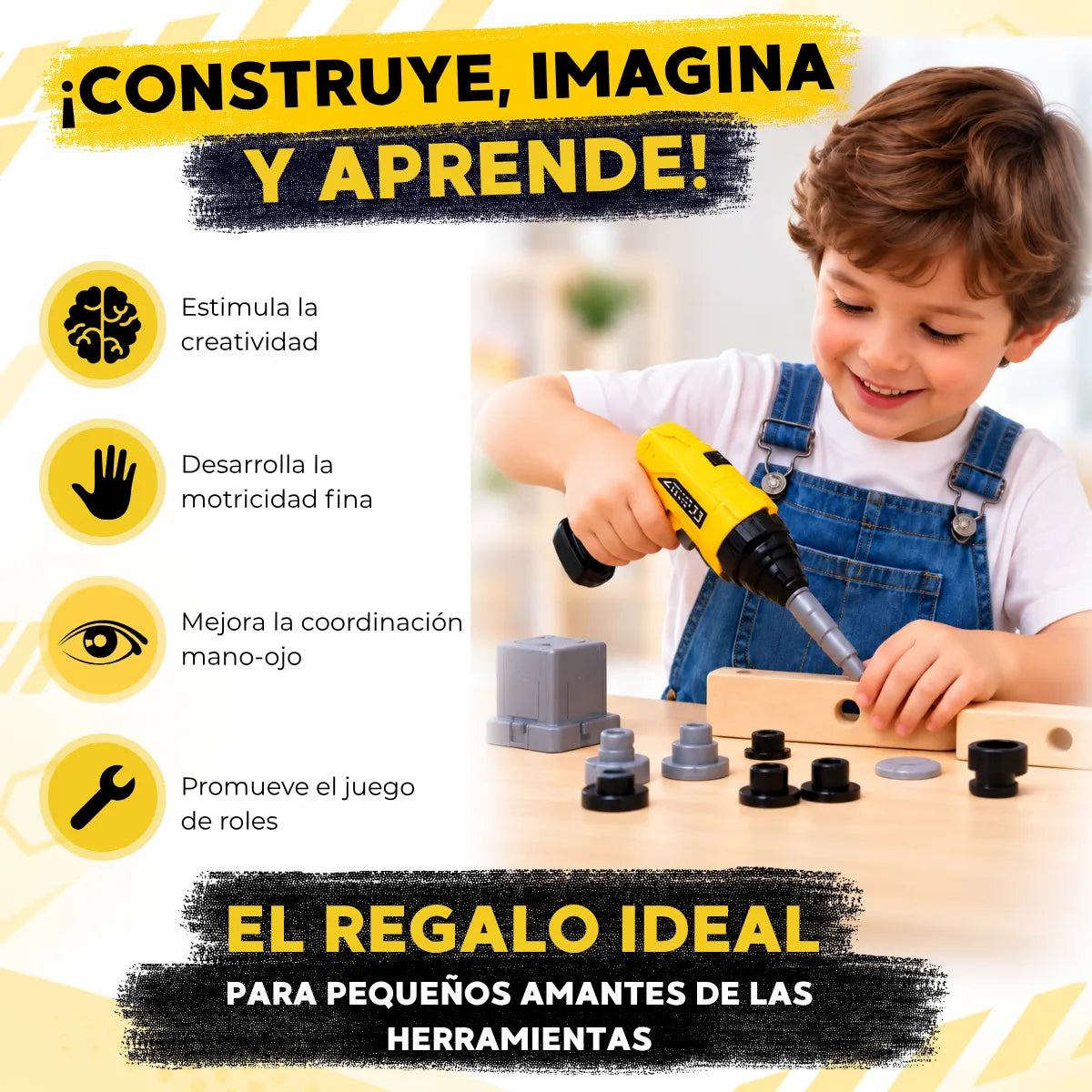 Mesa De Herramientas Para Niños