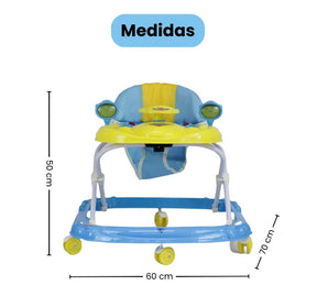 Caminador Para Bebé con Luces Y Sonidos Plegable Para Niños Y Niñas