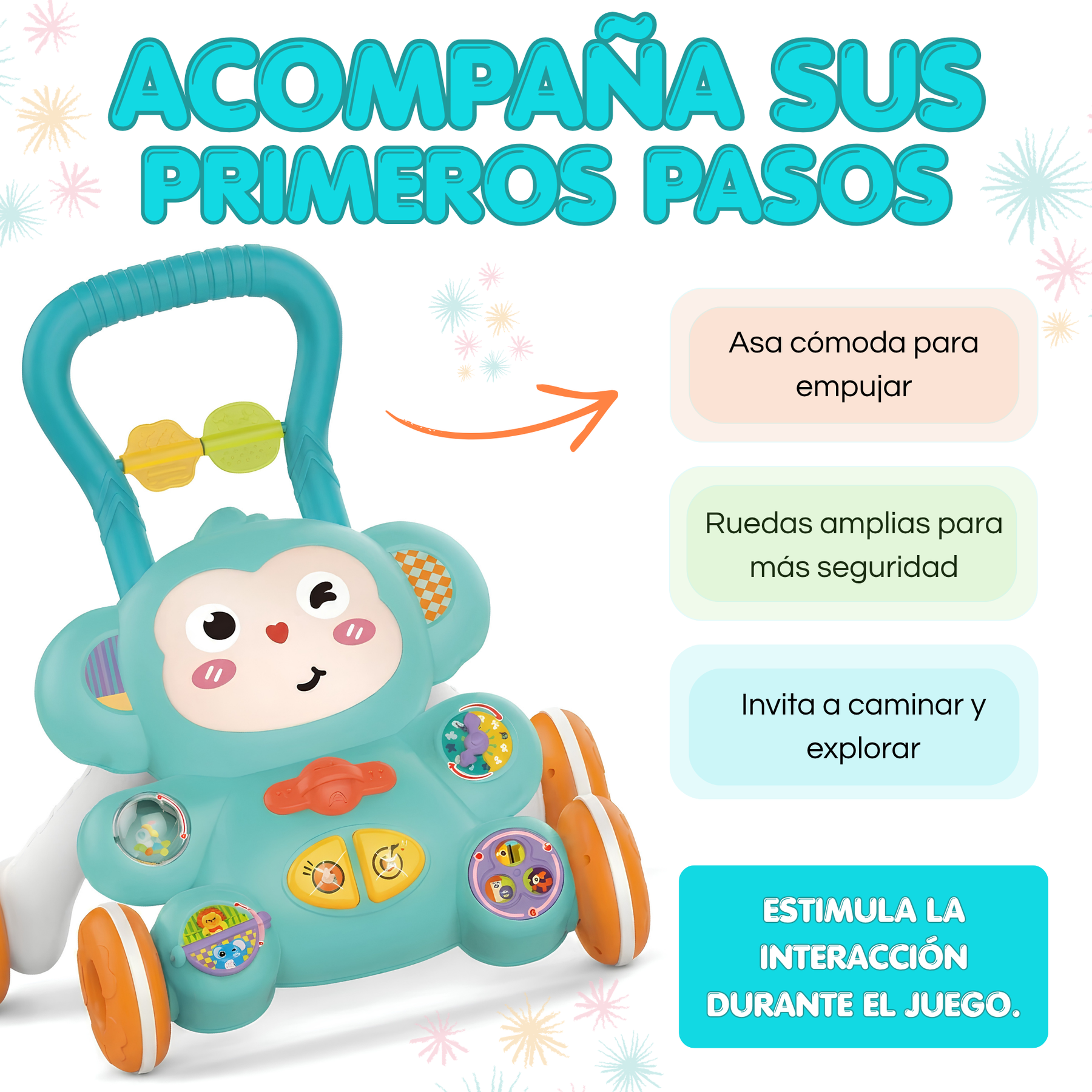 Caminador Infantil 2 en 1 con Mesa de Actividades