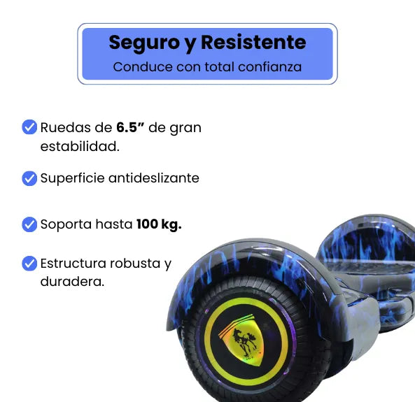 Malumeta Eléctrica 6.5" Con Bluetooth, Luces LED Y Batería Recargable Para Niñas Y Niños