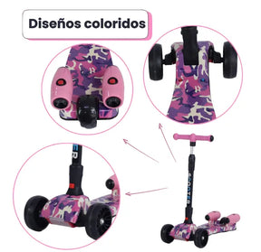 Scooter Humo Para Niñas Y Niños