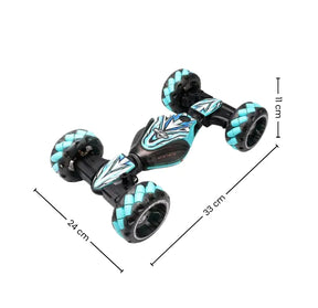 Carro RC Reloj 360° Todoterreno con Efecto Humo, Control Remoto Y Pulsera por Gestos