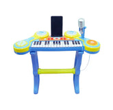 Piano Infantil con Micrófono, Silla, Luces, Sonidos Y Conexión MP3