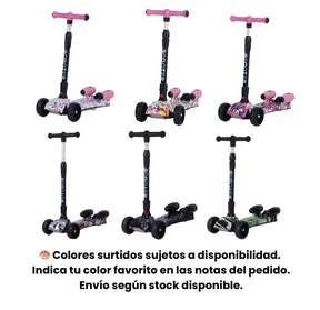 Scooter Humo Para Niñas Y Niños