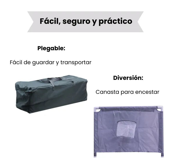 Parque Infantil Grande con Canasta y Pelotas Corral de Juegos para Bebés Portátil Plegable