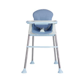 Silla Comedor Infantil Con Bandeja Y Ruedas Altura Ajustable Para Niños