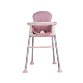 Silla Comedor Infantil Con Bandeja Y Ruedas Altura Ajustable Para Niñas