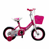 Bicicleta Infantil Rin 12 Para Niña Con Llantas Auxiliares