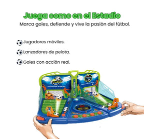 Juego de Futbolín doble de Mesa Infantil con Luces, Sonidos y Marcador Digital