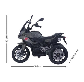 Montable Moto HD Infantil 3 Ruedas Con Luces LED, Sonidos, Bluetooth, USB Y Micrófono