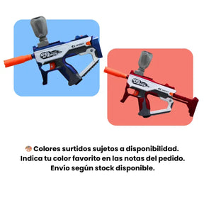 Lanzador Hidrogel Mediano Automático Recargable Alcance 15m con Accesorios