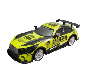 Carro RC Drift con Humo a Escala 1:14 4x4 Recargable con Luces LED y Llantas Intercambiables