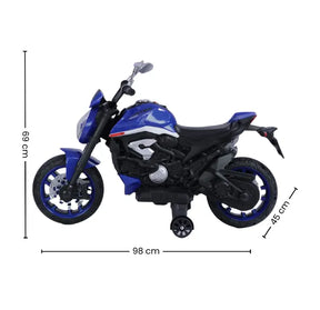 Montable Moto MT Eléctrica Para Niños Con Luces, Sonidos, Ruedas de Apoyo y Bluetooth
