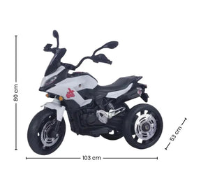 Montable Moto HD Infantil 3 Ruedas Con Luces LED, Sonidos, Bluetooth, USB Y Micrófono