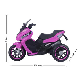 Montable Moto Max Eléctrica Recargable Para Niñas Con Luces Y Bluetooth