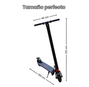 Scooter Eléctrica Grande Infantil Plegable con Pantalla LCD, Bluetooth y Velocidad 25 km/h