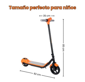 Scooter Eléctrica Mediana Infantil Con Bluetooth, Luces LED, Pantalla LCD Y Batería Recargable