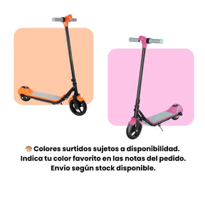 Scooter Eléctrica Mediana Infantil Con Bluetooth, Luces LED, Pantalla LCD Y Batería Recargable