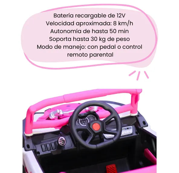 Montable Polar Mediano Eléctrico con Luces, Sonidos, Bluetooth Y Control Remoto