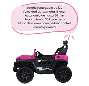 Montable Running Eléctrico Niñas Con Música, Luces, Bluetooth Y Control Remoto
