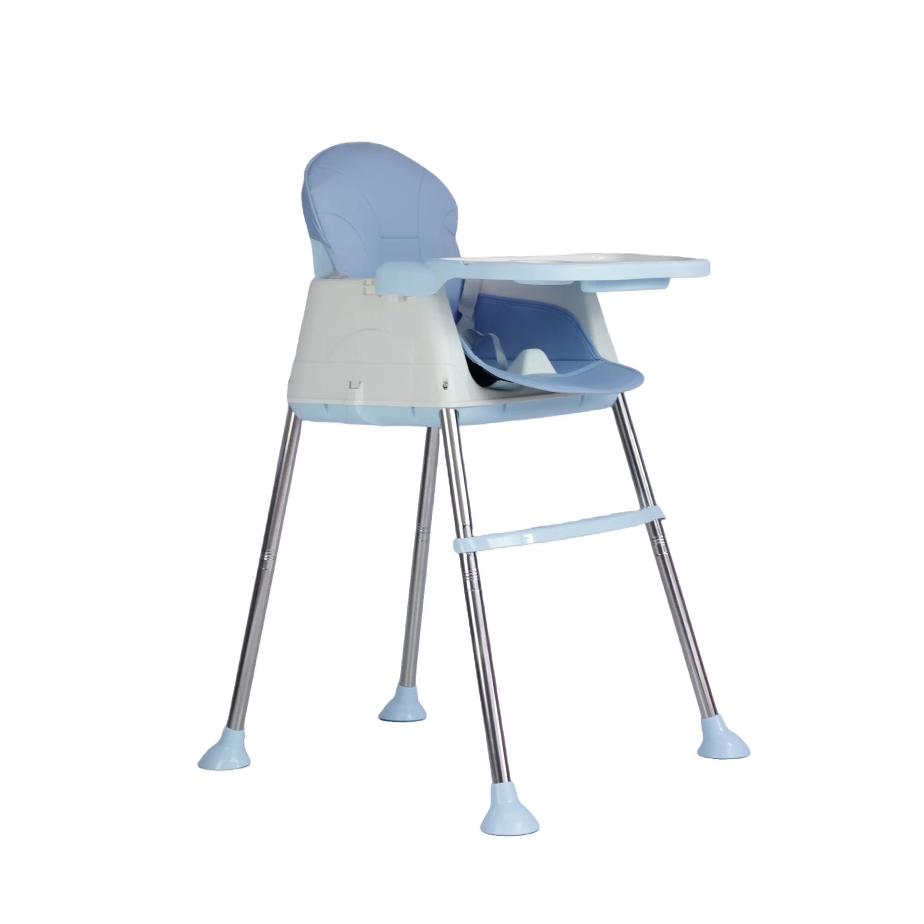 Silla Comedor Infantil Con Bandeja Y Ruedas Altura Ajustable Para Niños