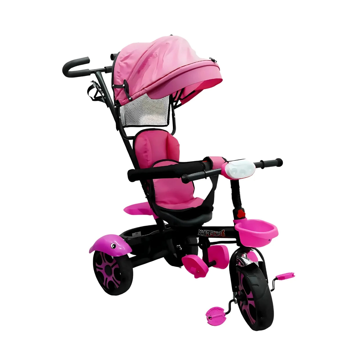 Triciclo Paseador 2 en 1 Con Guía Para Bebes Niñas y Niños