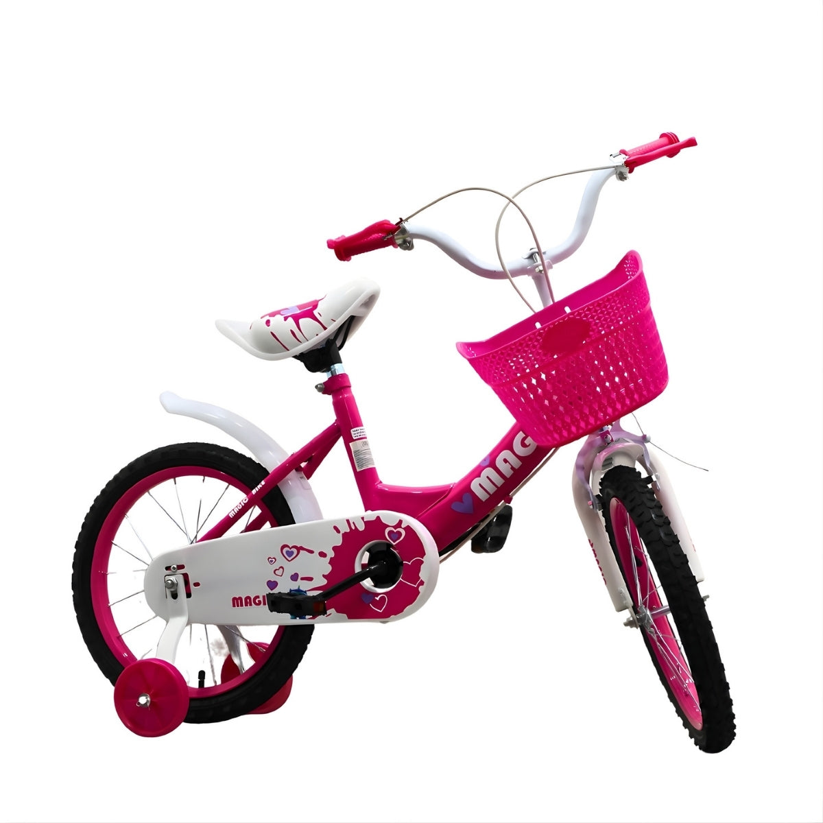 Bicicleta Infantil Rin 16 Para Niña Con Llantas Auxiliares