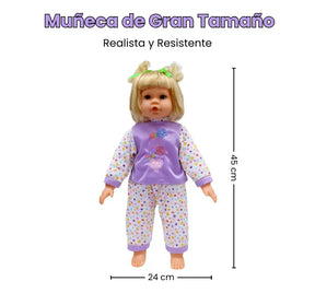 Muñeca 5 Sentidos Interactiva Que Habla Canta y Responde al Tacto 28 Funciones