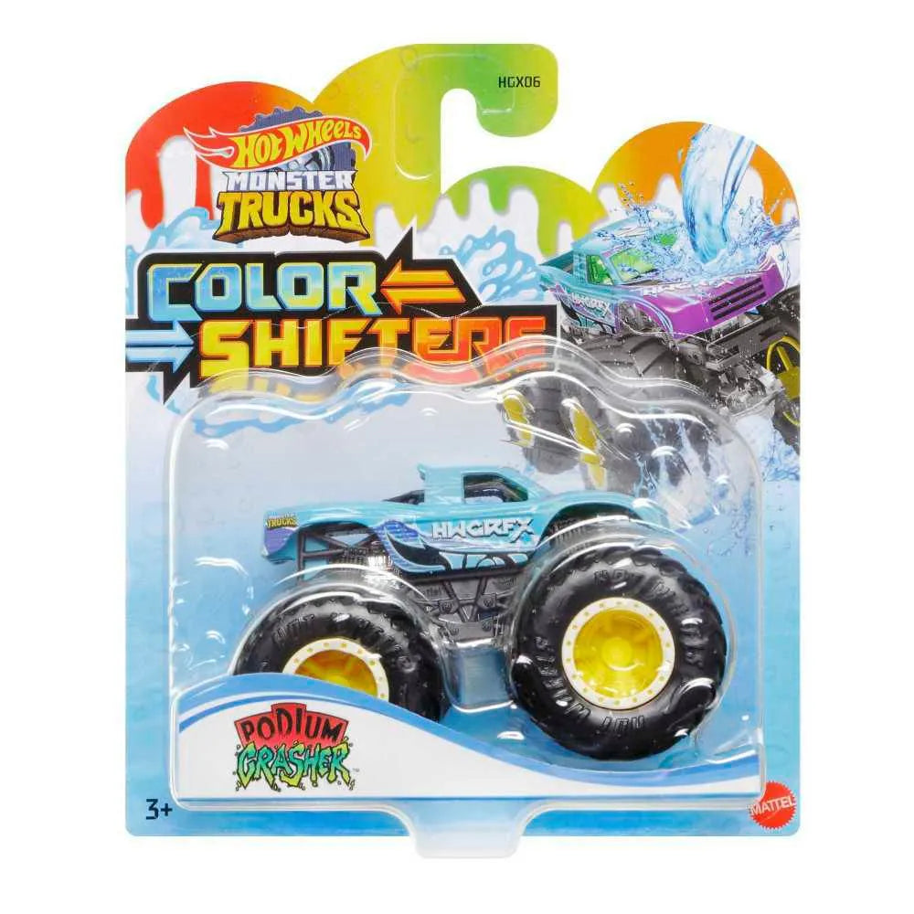 Hot Wheels Monster Trucks Coche Color Shifters Surtido HGX06