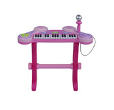 Piano Infantil con Micrófono, Silla, Luces, Sonidos Y Conexión MP3