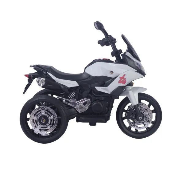 Montable Moto HD Infantil 3 Ruedas Con Luces LED, Sonidos, Bluetooth, USB Y Micrófono