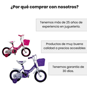 Bicicleta Infantil Rin 12 Para Niña Con Llantas Auxiliares