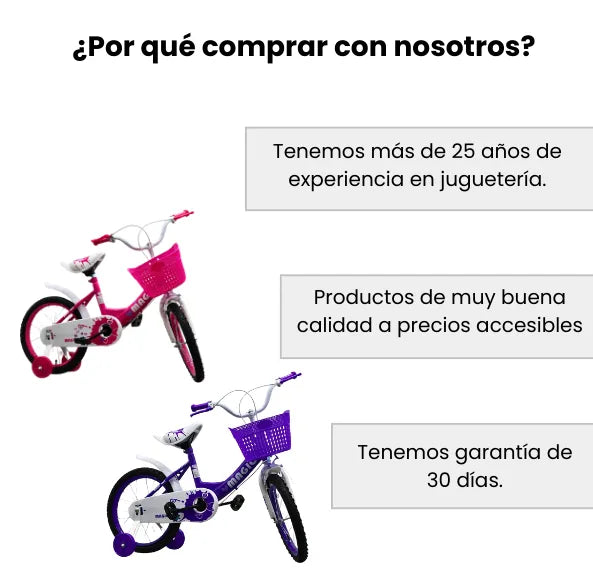 Bicicleta Infantil Rin 16 Para Niña Con Llantas Auxiliares