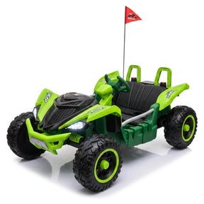 Carro Montable Buggy Eléctrico Infantil Control Remoto, Bluetooth, Luces LED