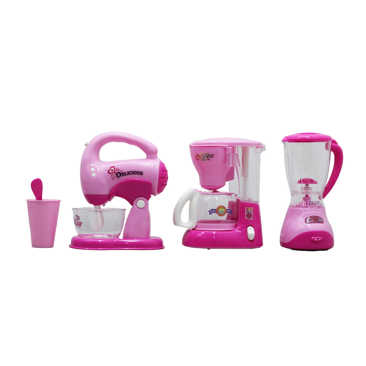 Set De Cocina Juguete Para Niñas Con Cafetera Licuadora Y Batidora