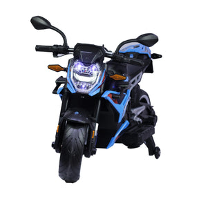 Montable Moto Eléctrica 1008HR Con Luces LED, Sonido, USB Y Ruedas De Apoyo