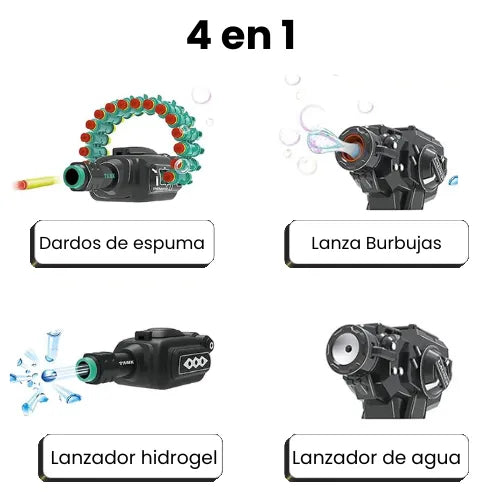 Tanque Control Remoto 4 en 1 Para Niños