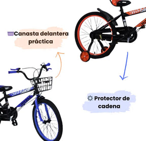 Bicicleta Infantil Rin 20 Para Niño