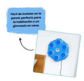 Tablero de Boxeo Musical Infantil con Luces LED Y Bluetooth