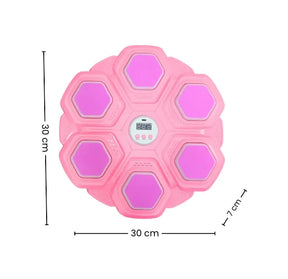 Tablero de Boxeo Musical Infantil con Luces LED Y Bluetooth