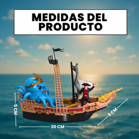 Barco Pirata Con Luces Y Humo