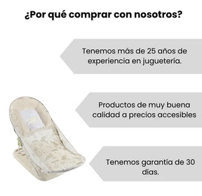 Silla Reclinable Para Baño de Bebé Plegable Con Cojín y 3 Niveles de Altura