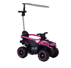 Montable Cuatrimoto Pequeña Para Niñas Con Guía, Luces y Bluetooth