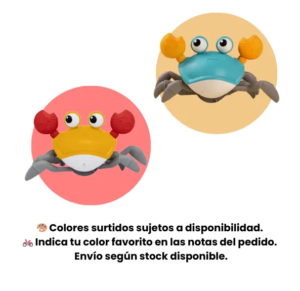 Cangrejo Pilas Inteligente Para Bebés Con Luces y Música